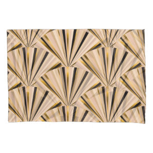 Art Deco Schalen: Geometrische Gouden Glamour Kussensloop