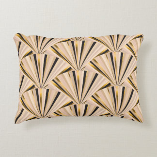Art Deco Schubben: Geometrische Gouden Glamour Accent Kussen