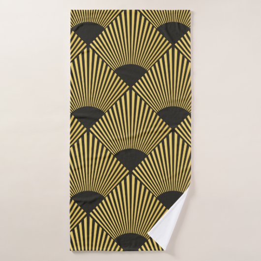 Art Deco seamless pattern Badhanddoek (Badhanddoek)