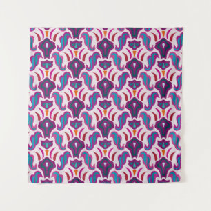 Art deco seamless pattern illustration wandkleed