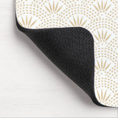 Art Deco Seigaiha Wave Pattern Muismat (Hoek)