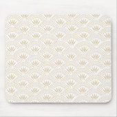 Art Deco Seigaiha Wave Pattern Muismat (Voorkant)