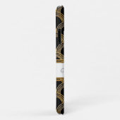  Art Deco Shell Pattern Gold en Black Case-Mate iPhone Case (Achterkant/rechts)