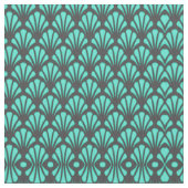 Art Deco Shell Vorm Stof (Close Up)