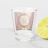 Art Deco Shot Glas (Achterkant)