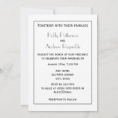  Art Deco Silver Plume Arabesque Kaart (Achterkant)