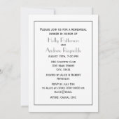 Art Deco Silver Plume Arabesque Kaart (Achterkant)