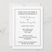  Art Deco Silver Plume Arabesque Kaart (Achterkant)