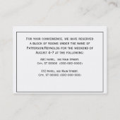  Art Deco Silver Plume Arabesque Visitekaartje (Achterkant)