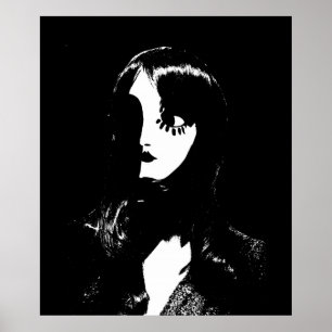 Art Déco - Sin City Style Femme - Noir & Blanc