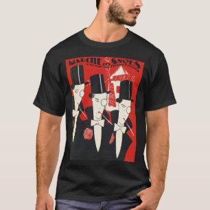 Art Deco snobs Illustratie T-shirt