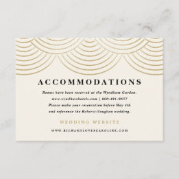 Art Deco snoerlicht omhulsel kaartjes ivoor goud Informatiekaartje