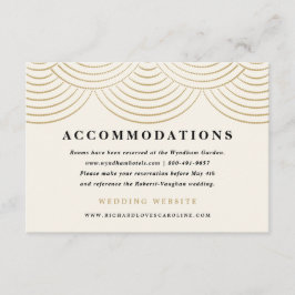 Art Deco snoerlicht omhulsel kaartjes ivoor goud Informatiekaartje