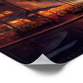 Art Déco South Florida City Skyline Scène (Coin)