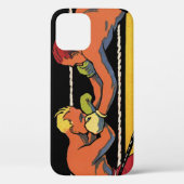Art Deco Sports Boxing, Boxers Punch Case-Mate iPhone Case (Achterkant)
