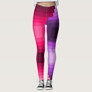 Art Deco Squares Leggings