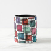 Art Deco Squares Mok (Midden)