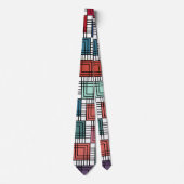 Art Deco Squares Stropdas (Voorkant)