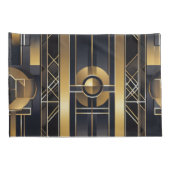 Art Deco Standaard Paar Kussensloop (Achterkant-Rechts)