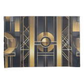 Art Deco Standaard Paar Kussensloop (Voorkant-Rechts)