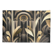 Art Deco Standaard Pair Kussenslopen (Achterkant-Links)