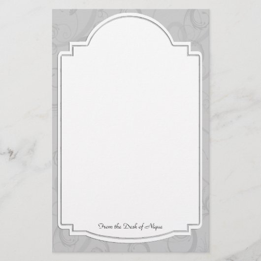 Art Deco Stationery Briefpapier (Voorkant)