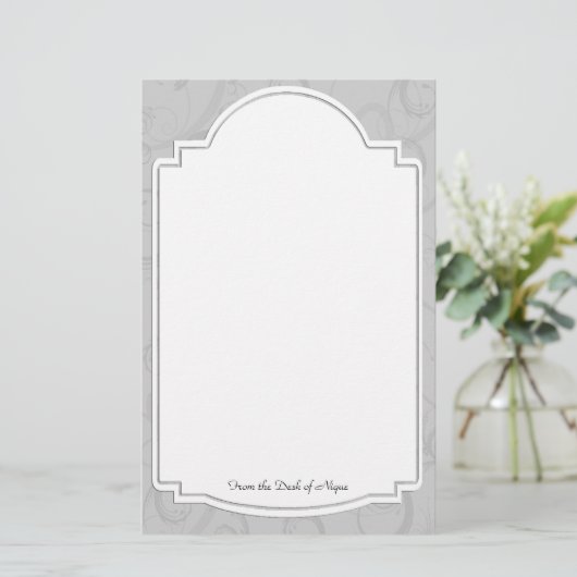 Art Deco Stationery Briefpapier (Staand voorkant)