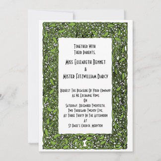 Art Deco stijl mistletoe Kerst Winter Kaart