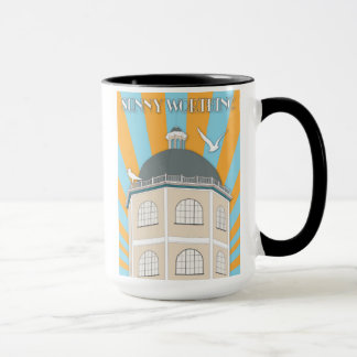Art Deco-stijl mok met Worthing Dome