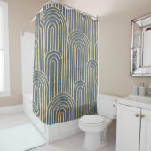 Art Deco style design luxury geometric seamless pa Douchegordijn (In situ)