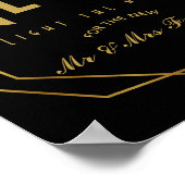 Art Déco Style moderne Laissez l'amour fêter votre (Coin)