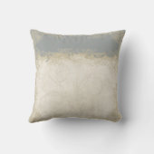 Art Deco Style Peacock Grey  Lace Kussen (Achterkant)