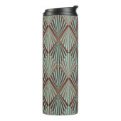 Art Deco style seamless pattern texture Thermosbeker (Gedraaid links)
