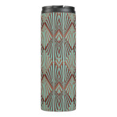 Art Deco style seamless pattern texture Thermosbeker (Achterkant)
