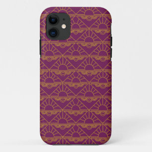 Art Deco Sunrise iPhone 11 Hoesje