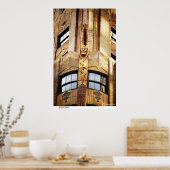 Art Deco Sunset Poster (Keuken)