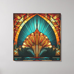 Art déco sur toile