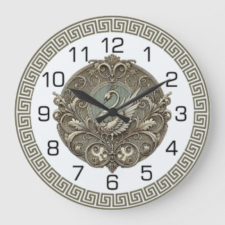 Art Deco Swan Grote Klok