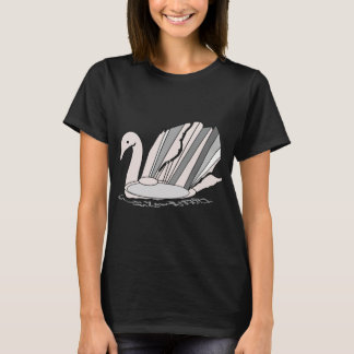 Art Deco Swan T-shirt