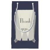 Art déco swanky en sac cadeau bleu (Devant)