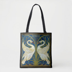 Art Deco Swans Draagtas