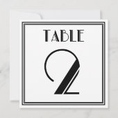 Art Deco Tafelnummer 2 (Achterkant)