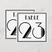 Art Deco Tafelnummer 23 (Voorkant / Achterkant)