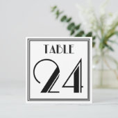 Art Deco Tafelnummer 24 (Staand voorkant)