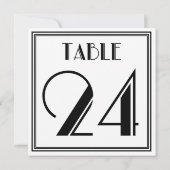 Art Deco Tafelnummer 24 (Achterkant)