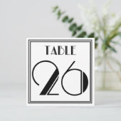 Art Deco Tafelnummer 26 (Staand voorkant)