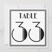 Art Deco Tafelnummer 33 (Voorkant)