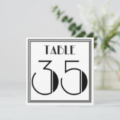Art Deco Tafelnummer 35 (Staand voorkant)