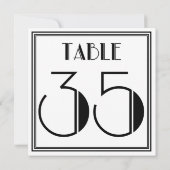 Art Deco Tafelnummer 35 (Achterkant)