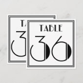 Art Deco Tafelnummer 36 (Voorkant / Achterkant)